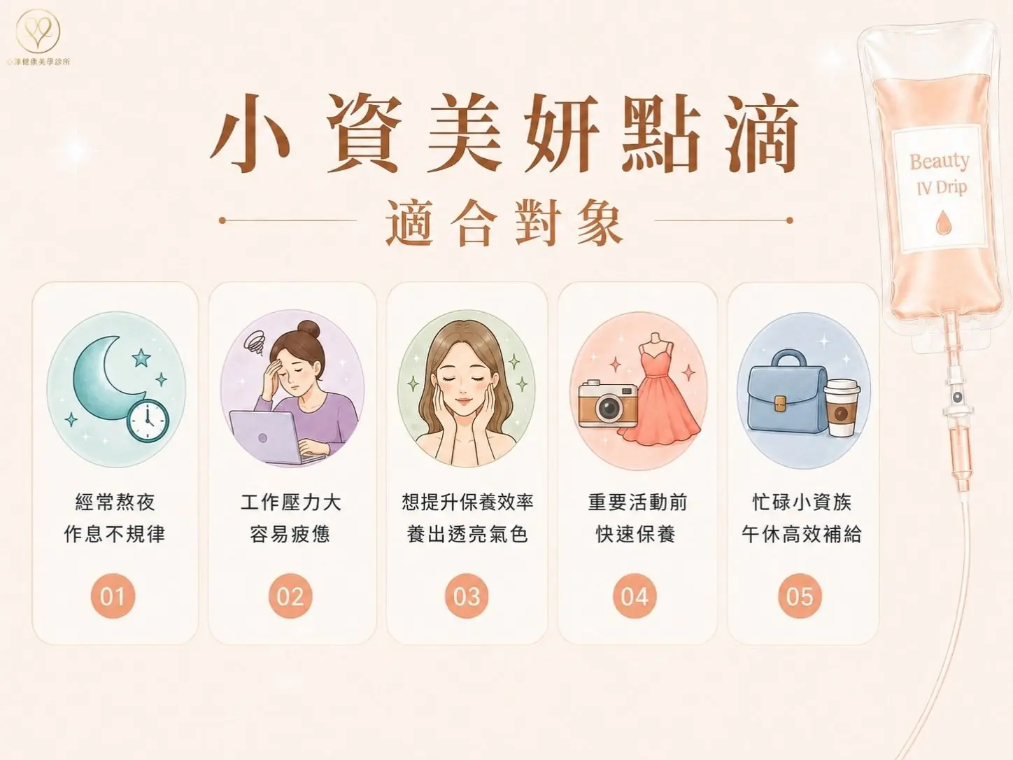 適合對象:誰適合施打小資美妍點滴